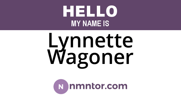 Lynnette Wagoner