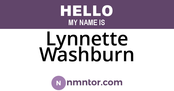 Lynnette Washburn