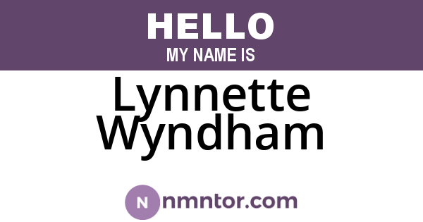 Lynnette Wyndham