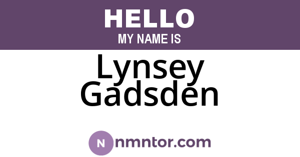 Lynsey Gadsden