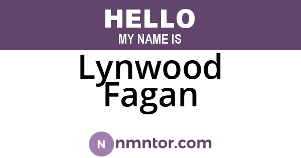 Lynwood Fagan