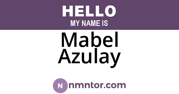 Mabel Azulay