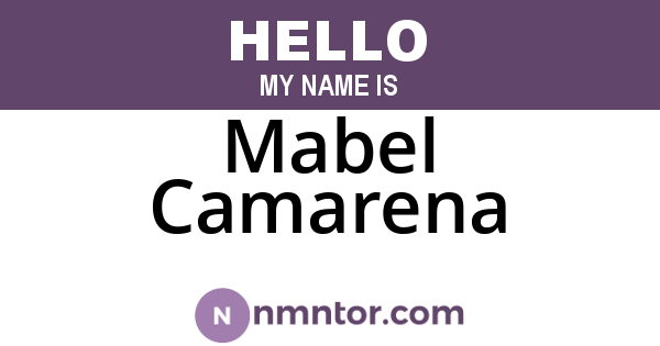 Mabel Camarena