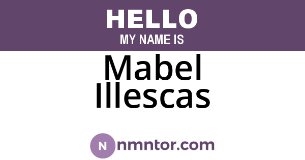 Mabel Illescas