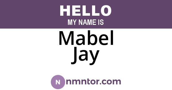 Mabel Jay
