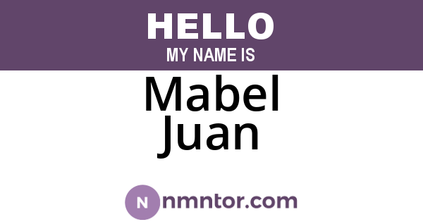 Mabel Juan