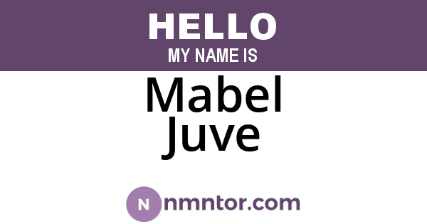Mabel Juve