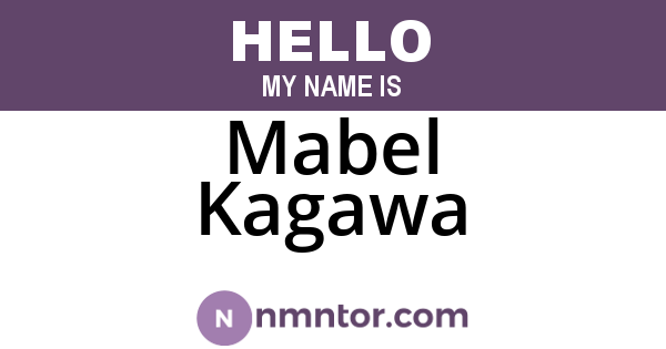 Mabel Kagawa