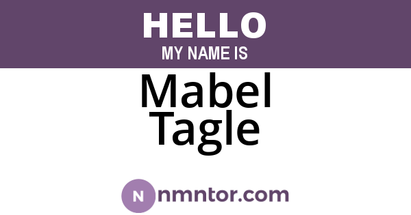 Mabel Tagle
