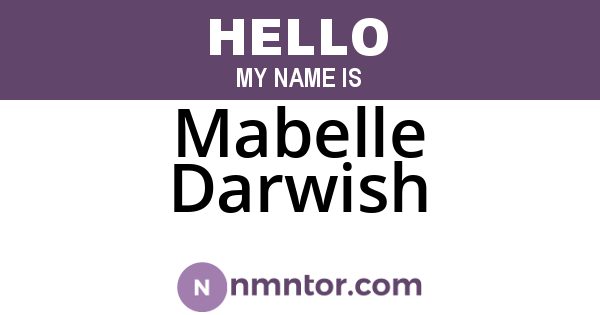 Mabelle Darwish