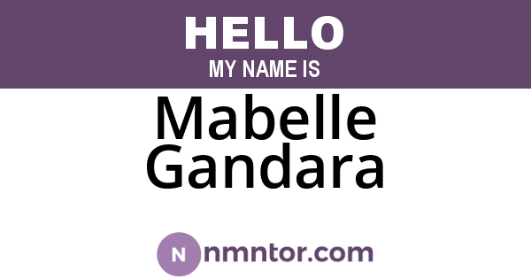 Mabelle Gandara