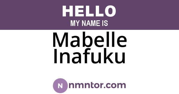 Mabelle Inafuku