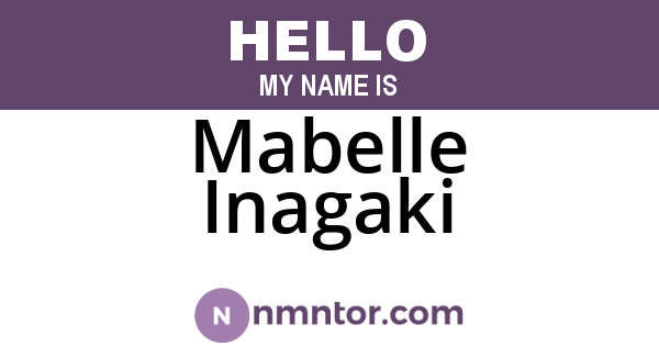 Mabelle Inagaki
