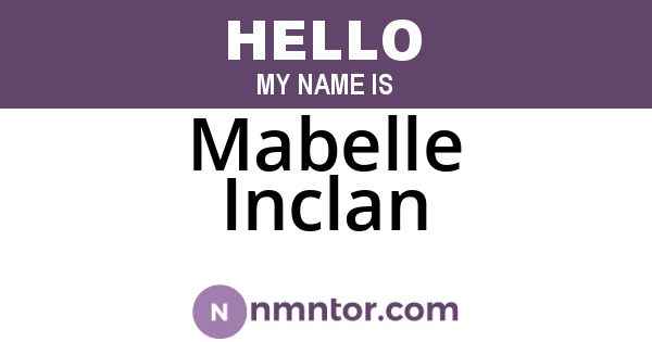 Mabelle Inclan