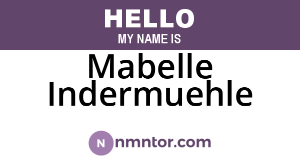 Mabelle Indermuehle