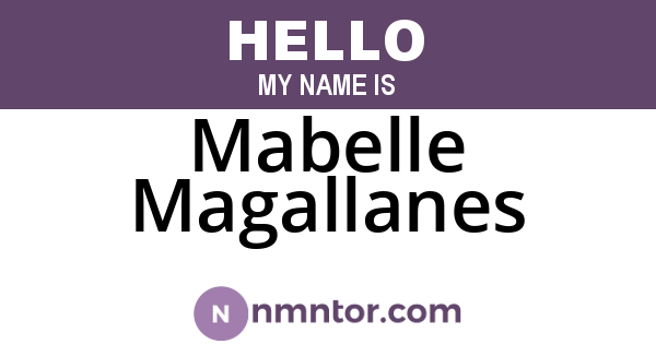 Mabelle Magallanes