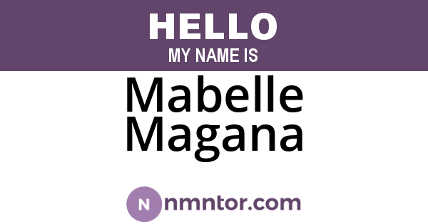 Mabelle Magana