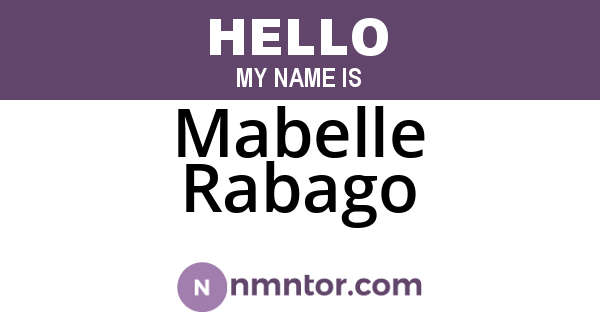 Mabelle Rabago