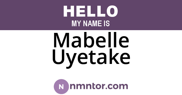 Mabelle Uyetake
