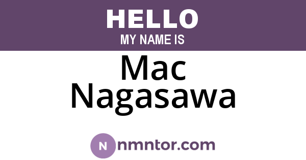 Mac Nagasawa