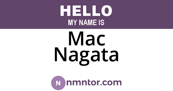 Mac Nagata