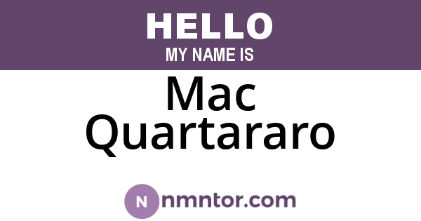 Mac Quartararo
