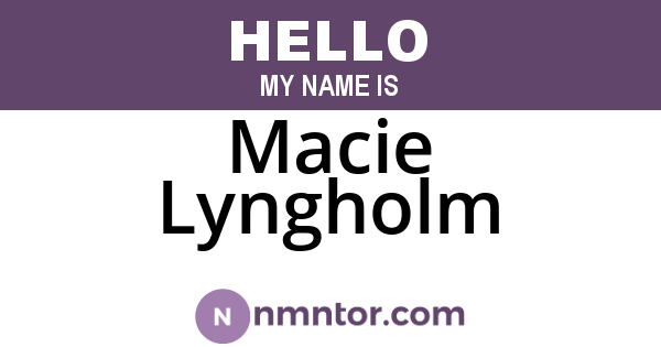 Macie Lyngholm