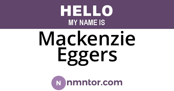 Mackenzie Eggers
