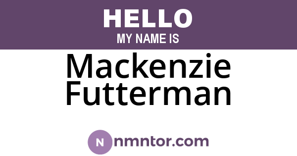 Mackenzie Futterman