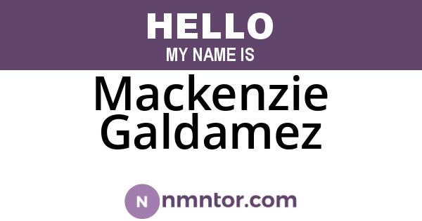 Mackenzie Galdamez