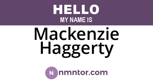 Mackenzie Haggerty