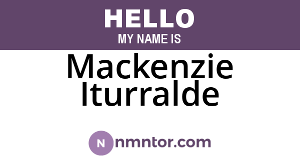 Mackenzie Iturralde