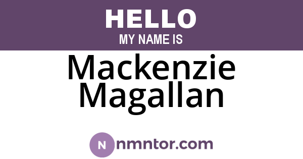 Mackenzie Magallan