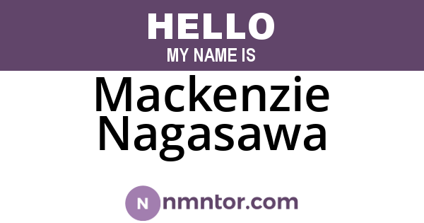 Mackenzie Nagasawa