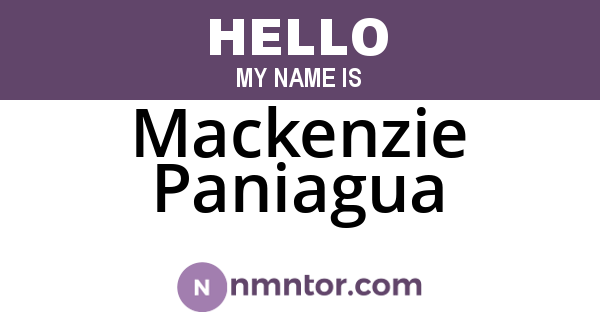 Mackenzie Paniagua