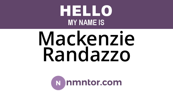 Mackenzie Randazzo
