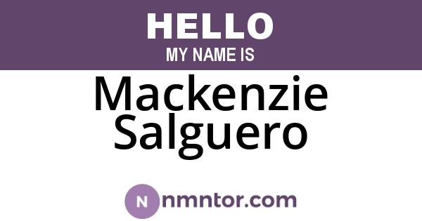 Mackenzie Salguero