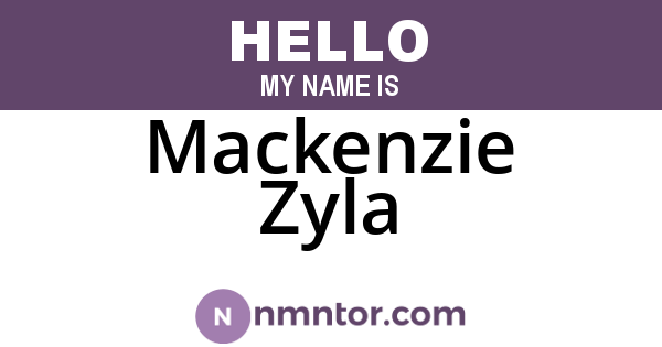 Mackenzie Zyla