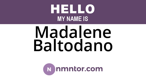 Madalene Baltodano