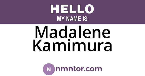 Madalene Kamimura