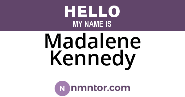Madalene Kennedy