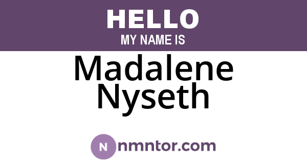 Madalene Nyseth