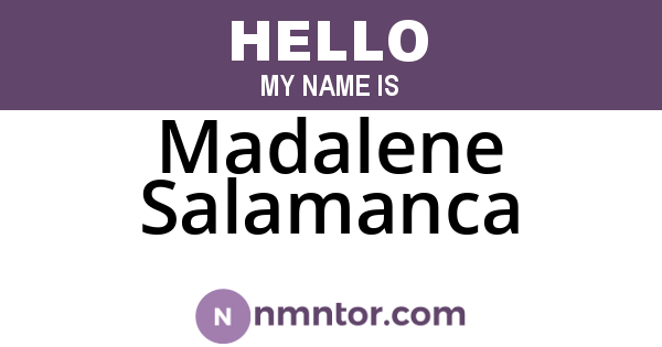 Madalene Salamanca