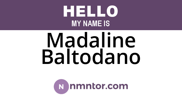 Madaline Baltodano