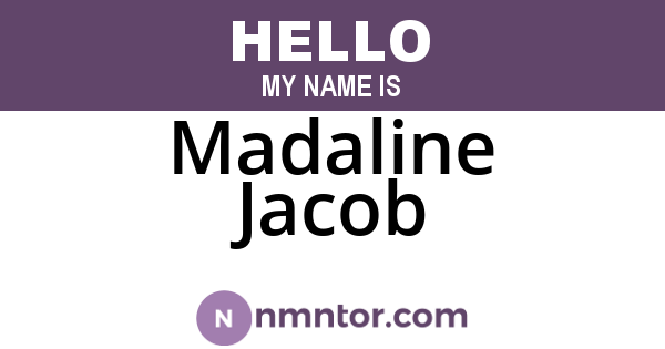 Madaline Jacob