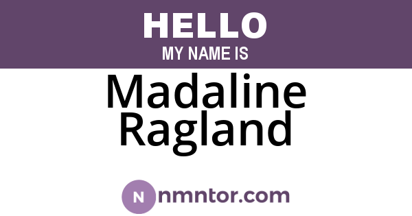 Madaline Ragland
