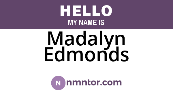 Madalyn Edmonds