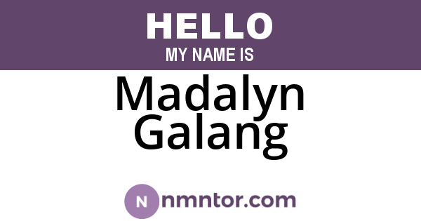 Madalyn Galang