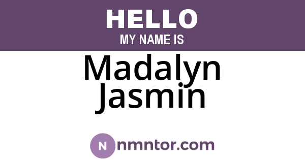 Madalyn Jasmin