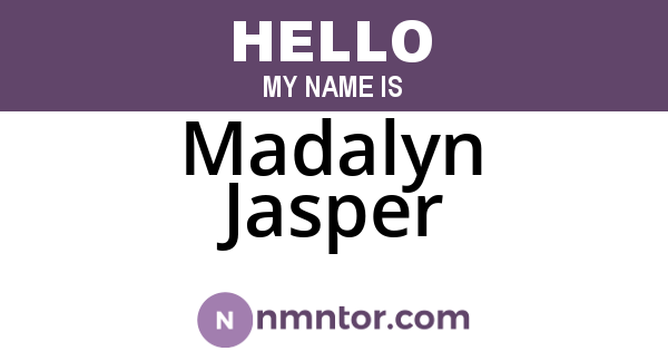 Madalyn Jasper